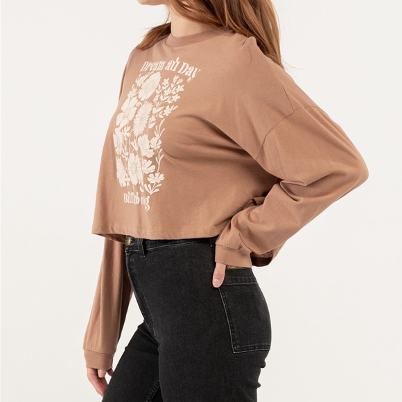 Billabong Longsleeve Crop Top - Picture 2 of 11